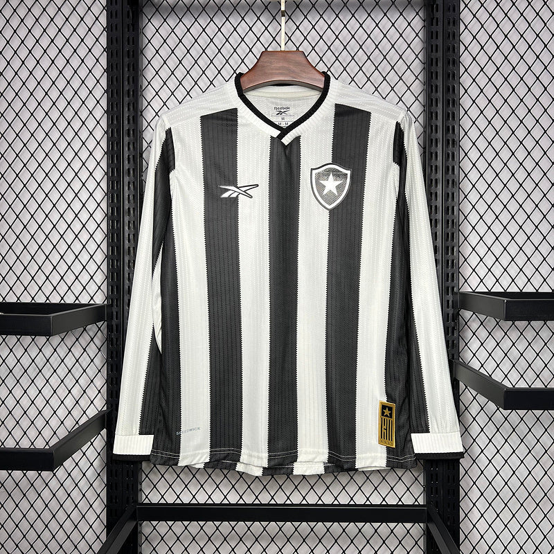 Camisa manga longa Botafogo 24/25 Preta e Branca