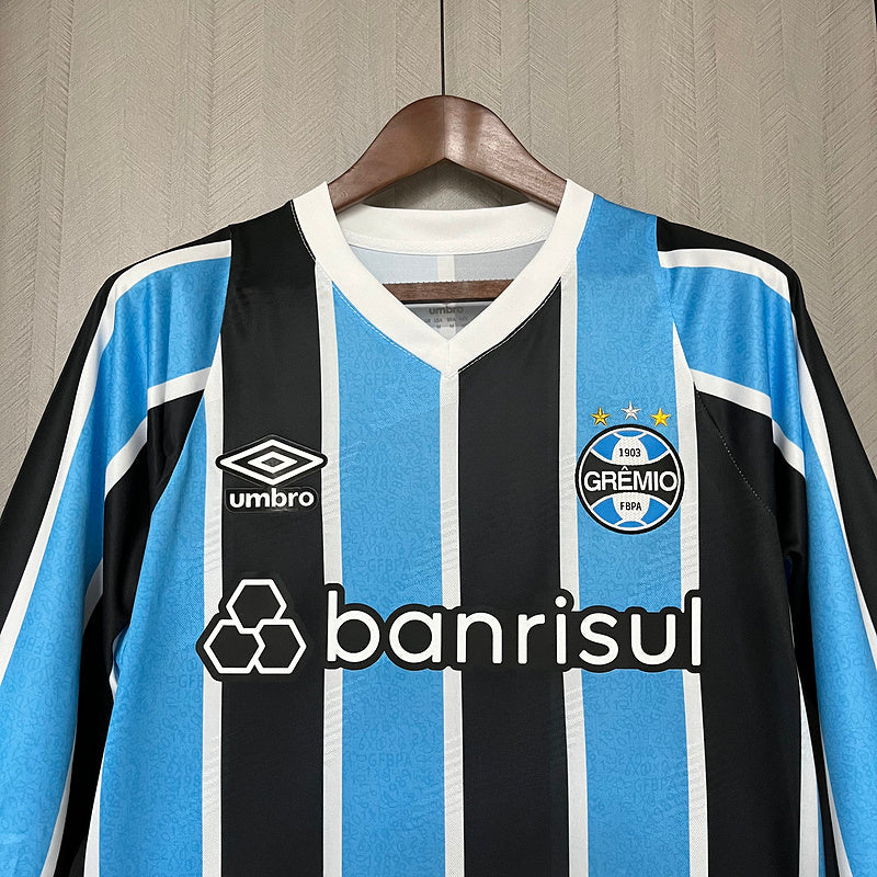 Camisa Masculina Umbro Gremio Manga Longa  24/25  Torcedor