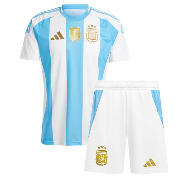 Conjunto Infantil Argentina I 2024 - Azul e Branco