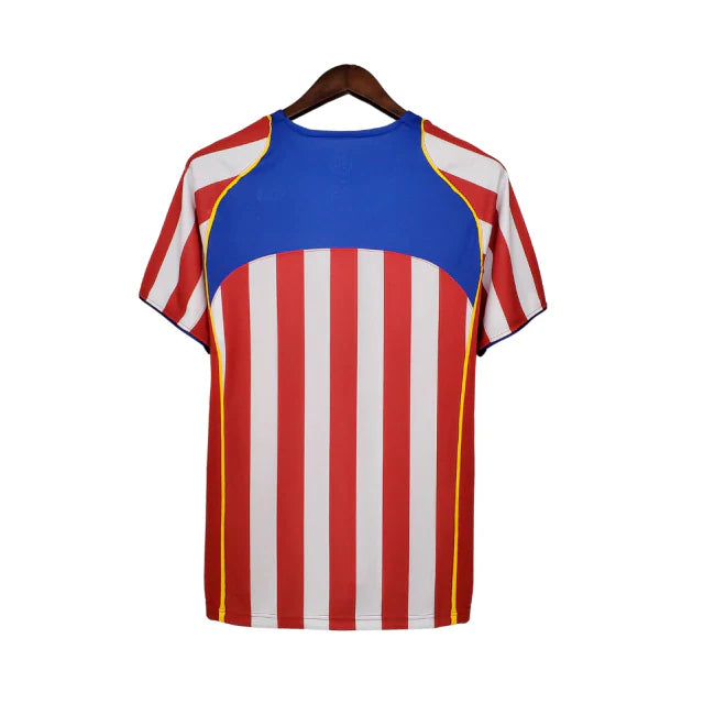 Camisa Atlético de Madrid Spider 04/05 Retrô - Branca e Vermelha