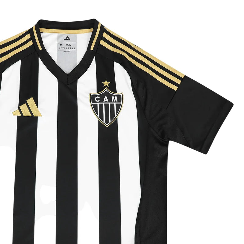 Camisa Atletico Mineiro Home 25/26 - Preta e Branca