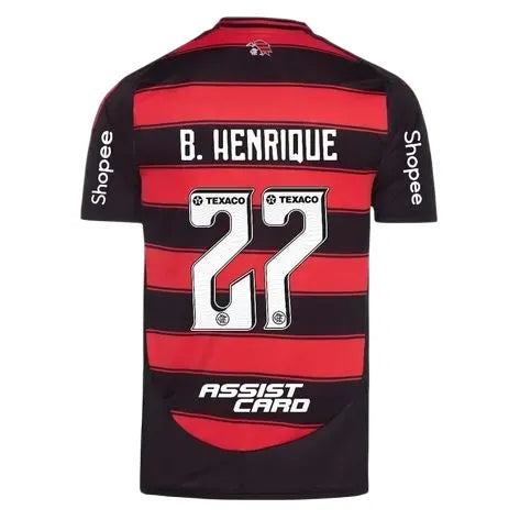 Camisa CRF Home 25/26 - Preta e Vermelha