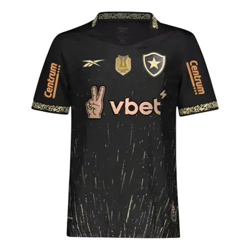 Camisa Botafogo Away 24/25 - Preta - C/ Patrocínio vBet