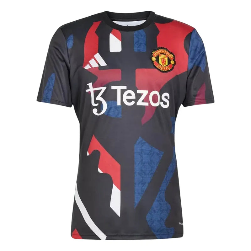 Camisa Manchester United Pré-Jogo 24/25 - Preta