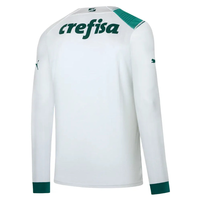 Camisa Palmeiras Away 23/24 Manga Longa - Branca