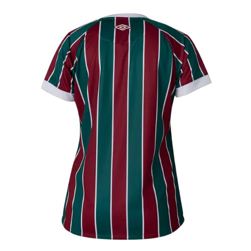 Camisa Fluminense Feminina Home 23/24 - Vinho e Verde