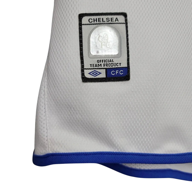 Camisa Chelsea Away 03/05 Retrô - Branca