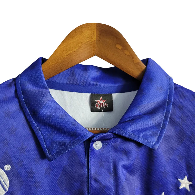 Camisa Cruzeiro Home 93/94 Retrô - Azul