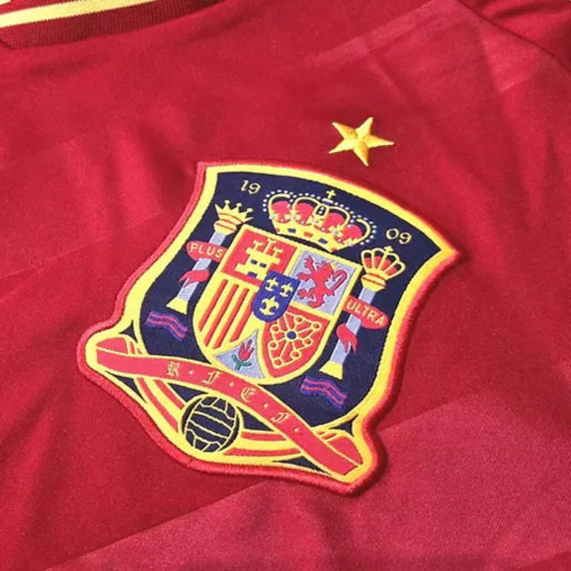 Camisa Espanha Home 2012 Retrô - Vermelha