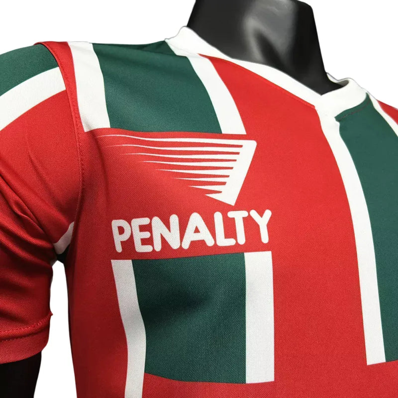 Camisa Fluminense Home 1993 Retrô - Vinho e Verde