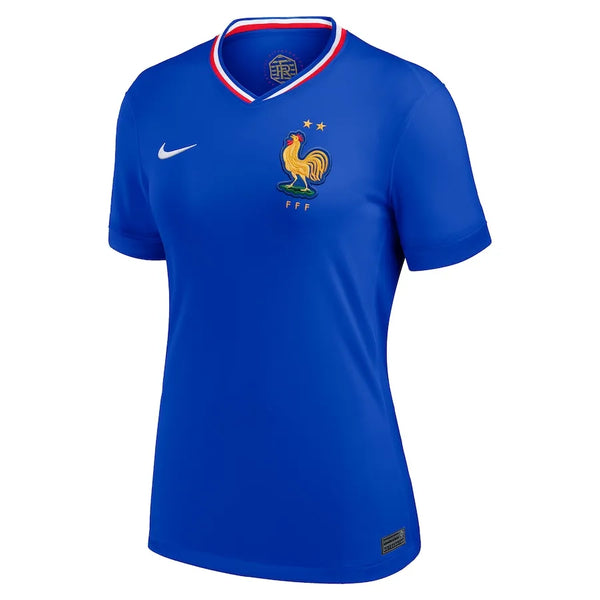 Camisa França Feminina Home 2024 - Azul