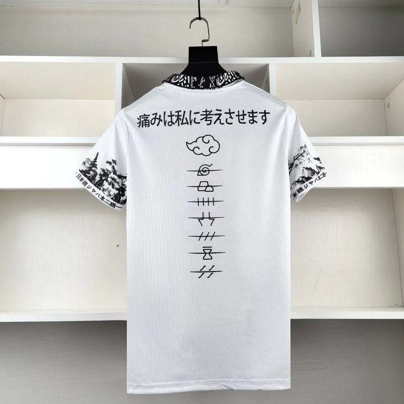 Camisa Japão Edição Naruto 2024 s/n° Torcedor Masculino - Branco.