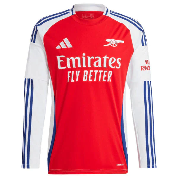 Manga longa  Arsenal Home 24/25 - Vermelho