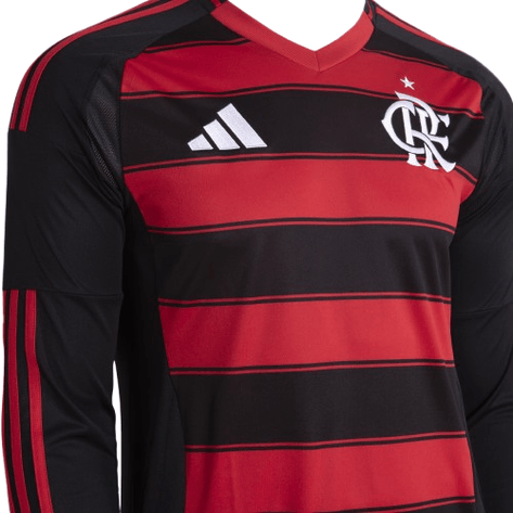 Manto Flamengo Manga Longa Jogo 1 Adidas 2025