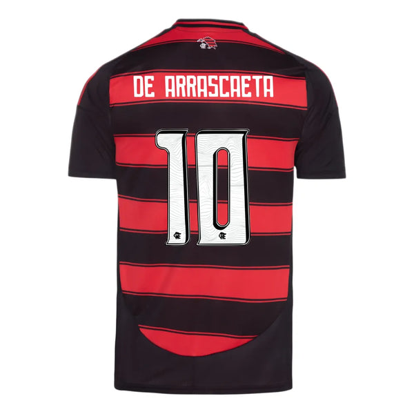 Camisa CRF Home 25/26 - Preta e Vermelha #DeArrascaeta10