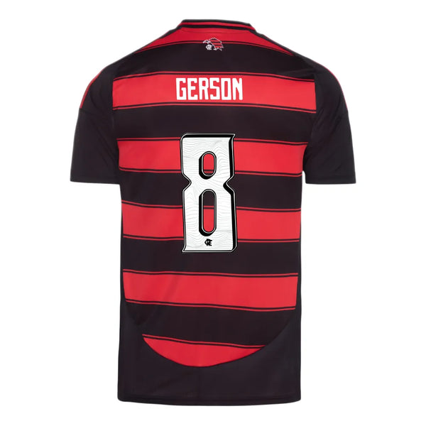 Camisa CRF Home 25/26 - Preta e Vermelha #Gerson8