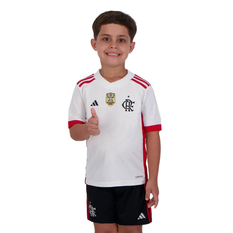 Conjunto Infantil CRF II 24/25 - Branco e Preto