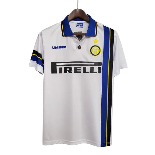 Camisa Inter de Milão Away 97/98 Retrô - Branca