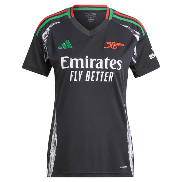 Camisa Arsenal Feminina Away 24/25 - Preta