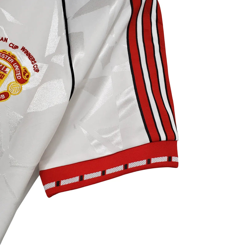 Camisa Manchester United 1991 Retrô - Branca