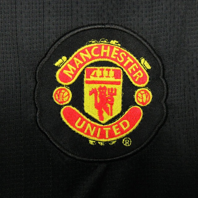 Camisa Manchester United Away 07/08 Retrô - Preta