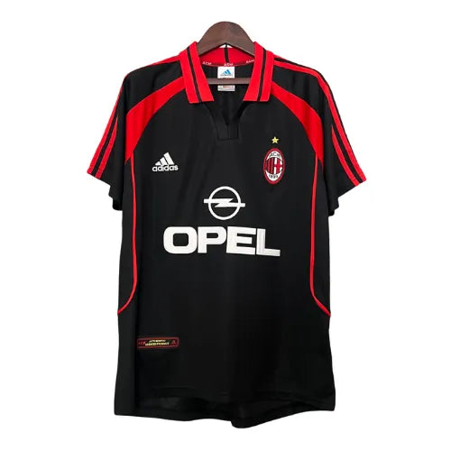 Camisa Milan Third 00/01 Retrô - Preta