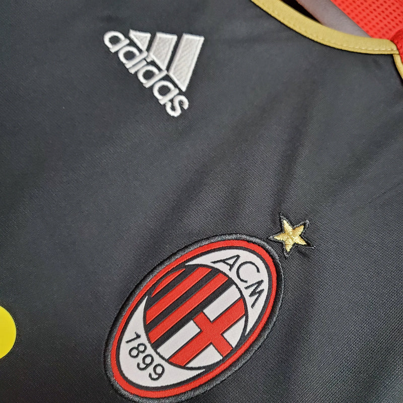 Camisa Milan Third 00/01 Retrô - Preta