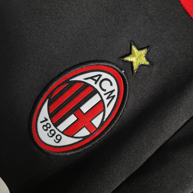 Camisa Milan Third 07/08 Retrô - Preta