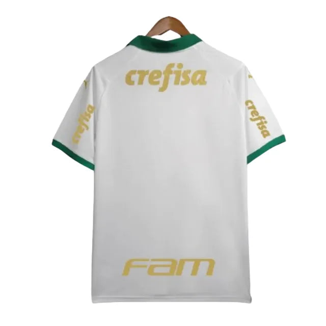 Camisa Palmeiras Away 24/25 - Branca - C/ Patrocínio + PATCH CAMPEÃO BRASILEIRÃO 2023