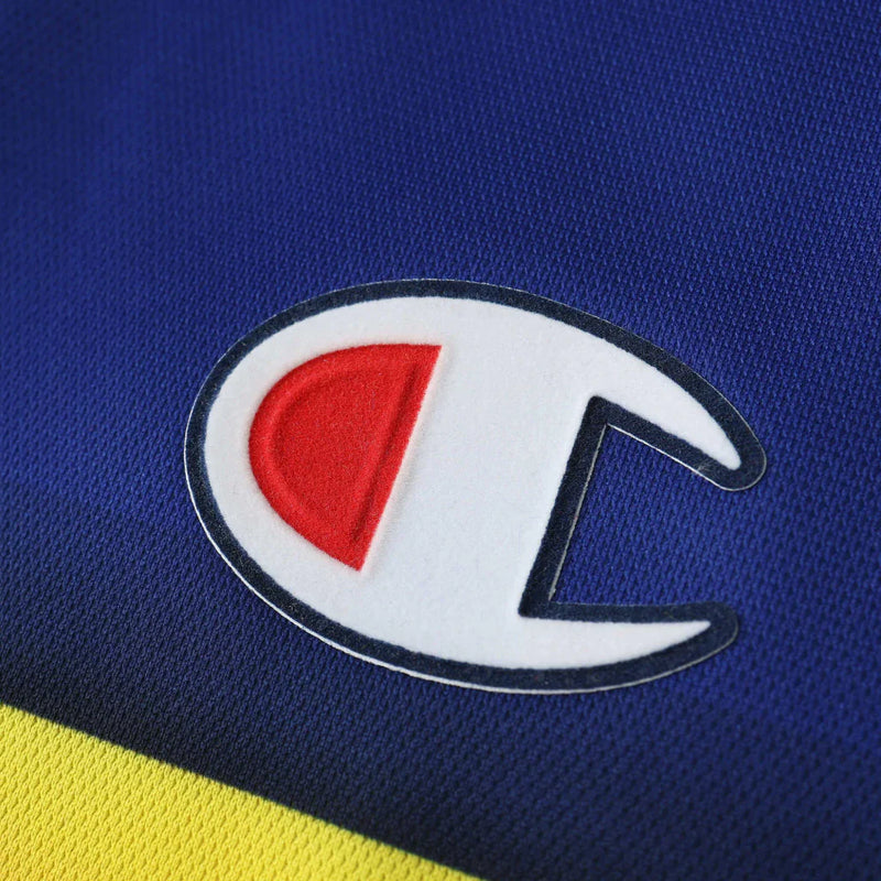 Camisa Parma Away 01/02 Retrô - Azul e Amarela