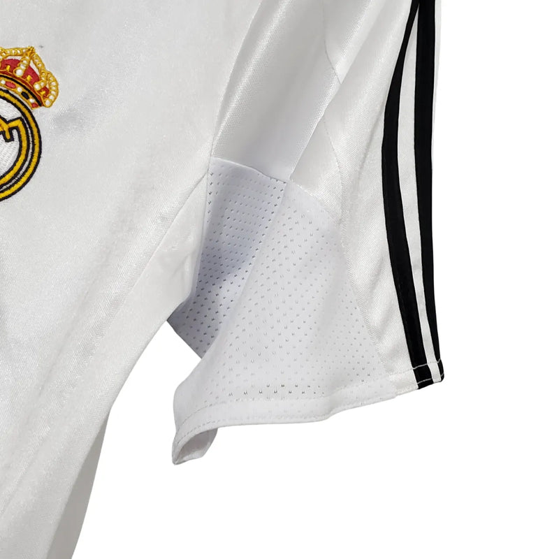 Camisa Real Madrid Home 04/05 Retrô - Branca