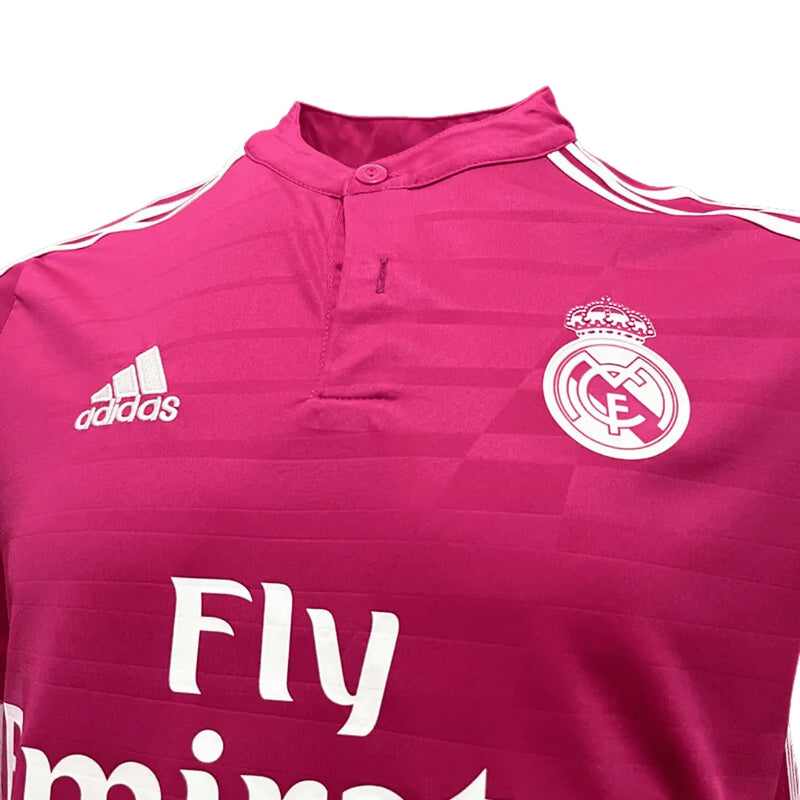 Camisa Real Madrid Away 14/15 Retrô - Rosa