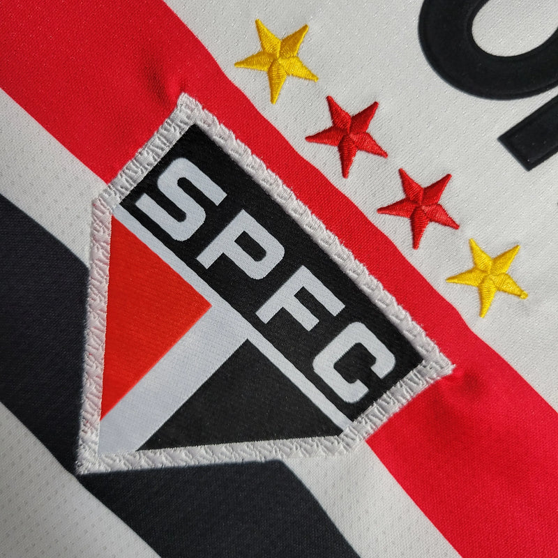 Camisa São Paulo Home 2000 Retrô - Branca