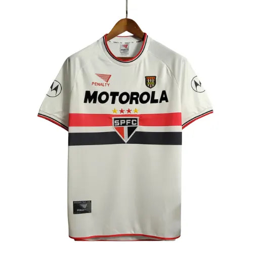 Camisa São Paulo Home 2000 Retrô - Branca