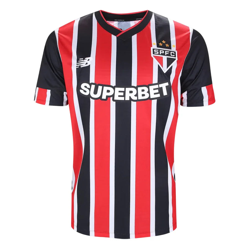 Camisa São Paulo Away 24/25 - Vermelha e Branca 