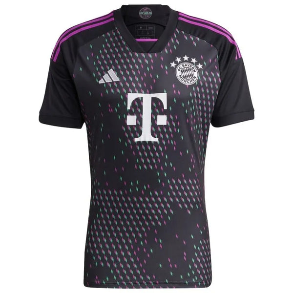 Camisa Bayern de Munique Away 23/24 - Preta e Rosa