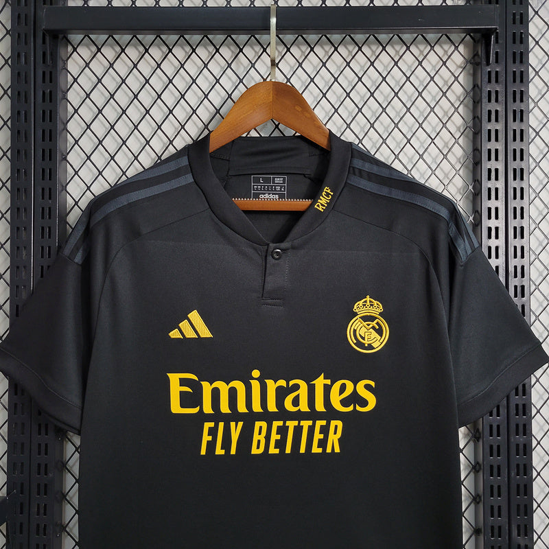 Camisa Real Madrid II 23/24 Adidas - Preto