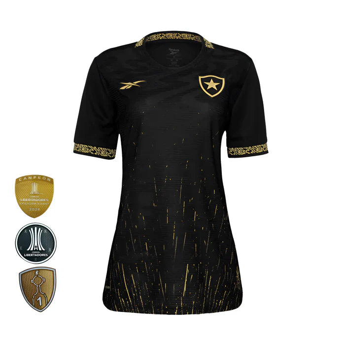 Camisa Botafogo Feminina Away 24/25 - Preta