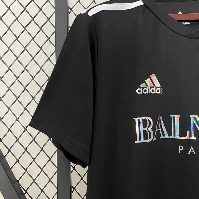 Camisa Refletiva Arsenal 24/25 Adidas x Balmain - Preto