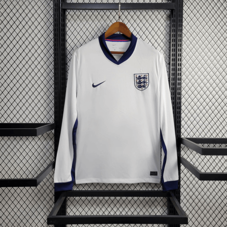 Camisa Manga Longa Inglaterra  I 24/25 Nike  - Branco