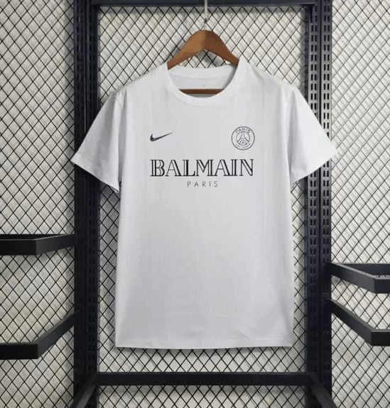 Camisa Refletiva PSG 23/24 Lançamento Edição Especial Balmain Paris