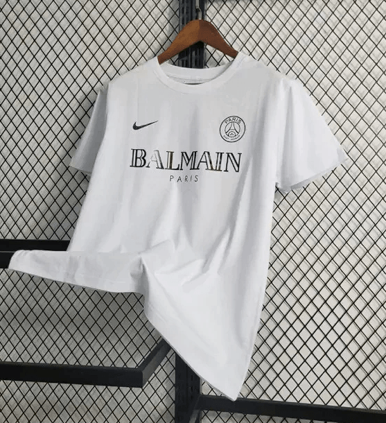 Camisa Refletiva PSG 23/24 Lançamento Edição Especial Balmain Paris