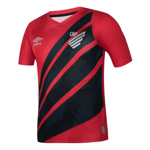 Camisa Athletico Paranaense Home 24/25 - Vermelha e Preta