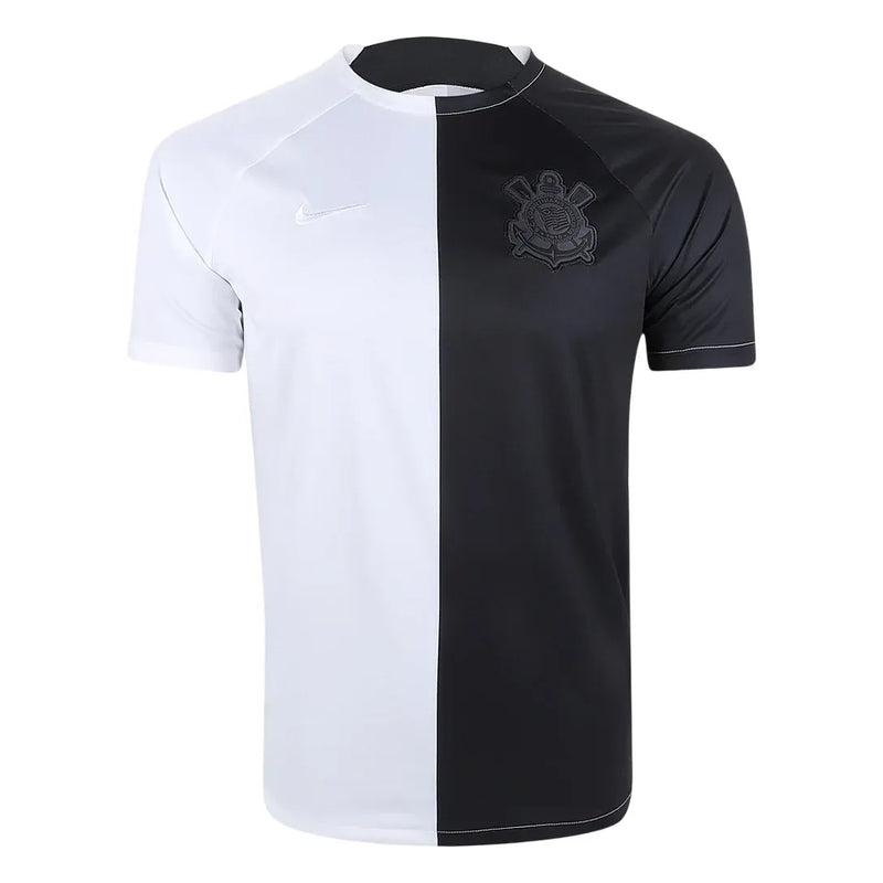 Camisa Corinthians Pré-Jogo 23/24 - Preta e Branca