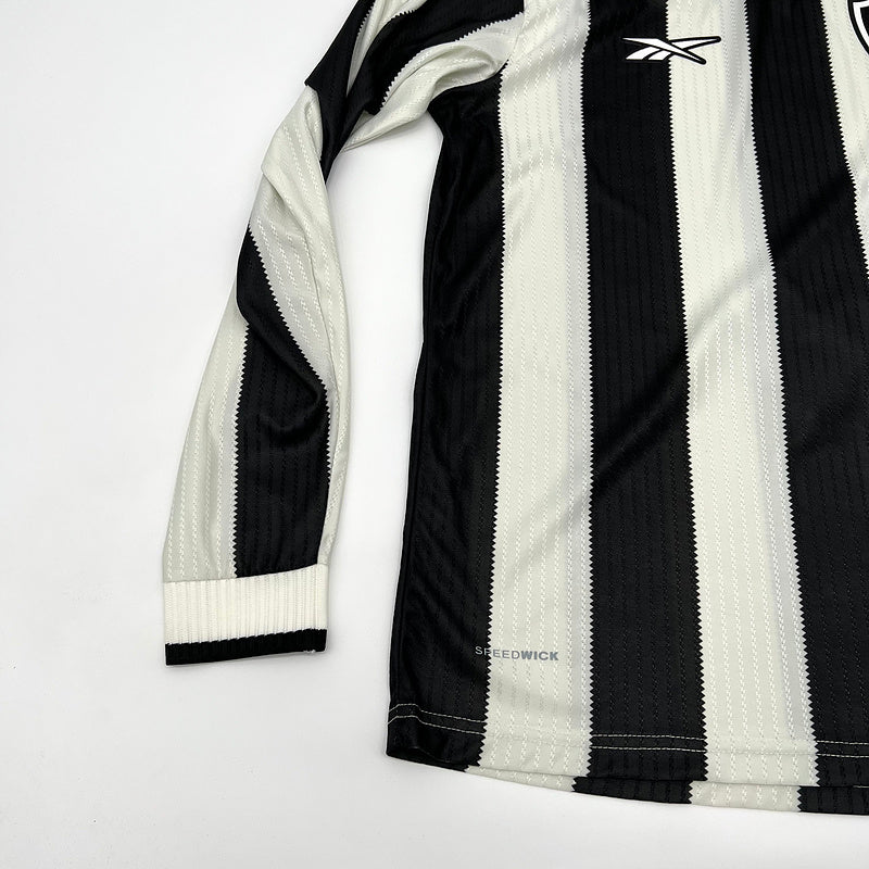 Camisa manga longa Botafogo 24/25 Preta e Branca