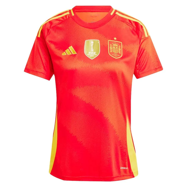 Camisa Espanha Feminina Home 2024 - Vermelha