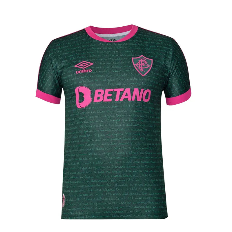 Camisa Fluminense Third 23/24 - Verde e Rosa