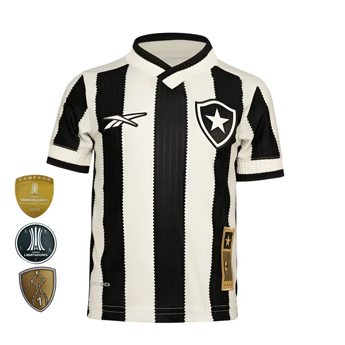 Conjunto Infantil Botafogo I 24/25 - Preto e Branco