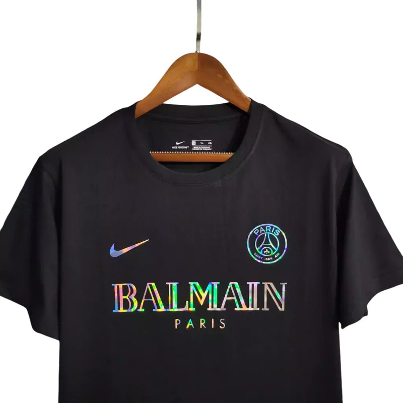 Camisa PSG Balmain - Preta Refletiva