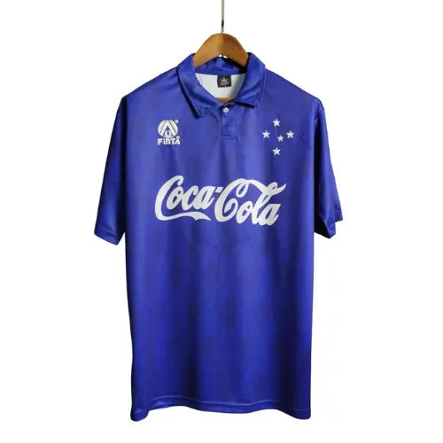 Camisa Cruzeiro Home 93/94 Retrô - Azul